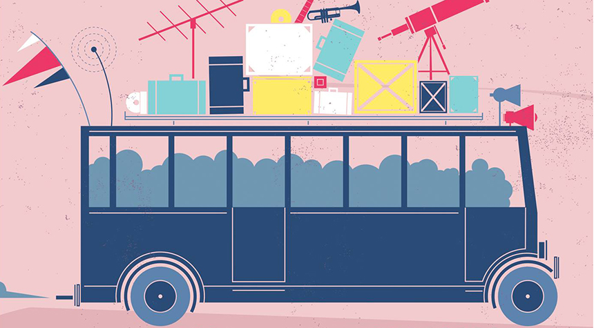 Visuel de Monte dans l'bus